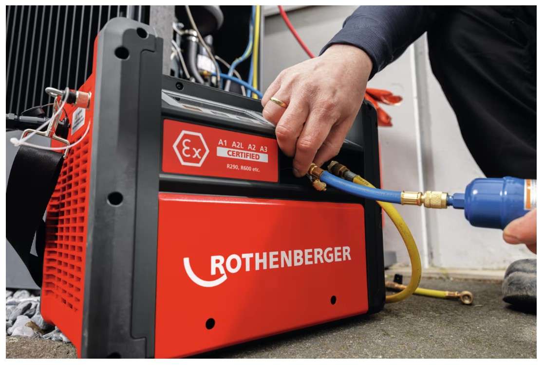 ROREC Pro A3, 230 V, EU soğutucu gaz geri toplama cihazı