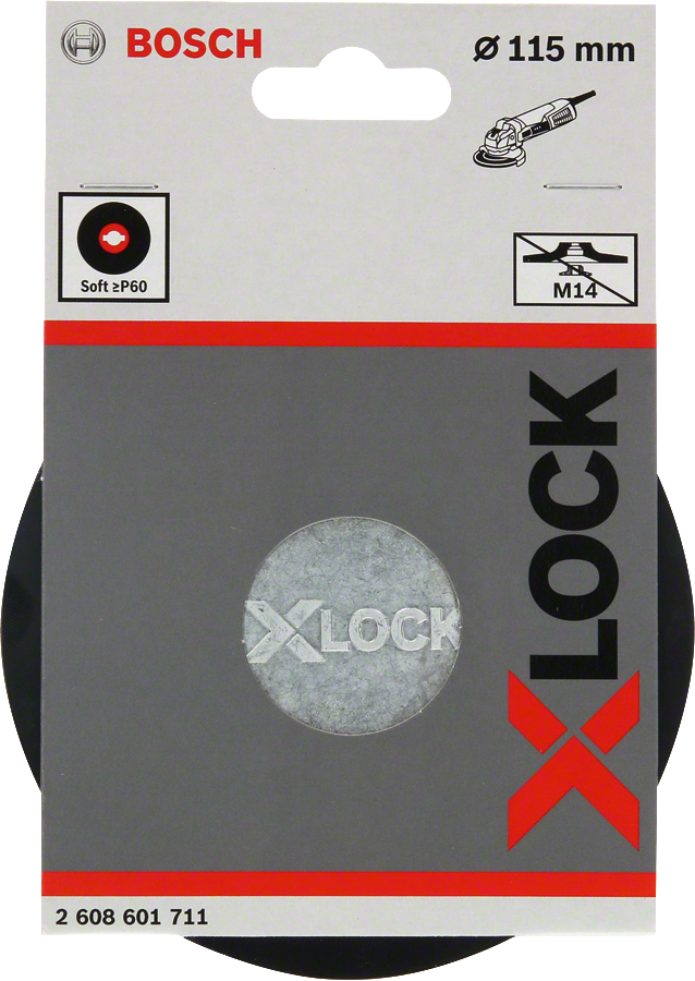 Bosch - X-LOCK - 115 mm Fiber Disk Yumuşak Taban