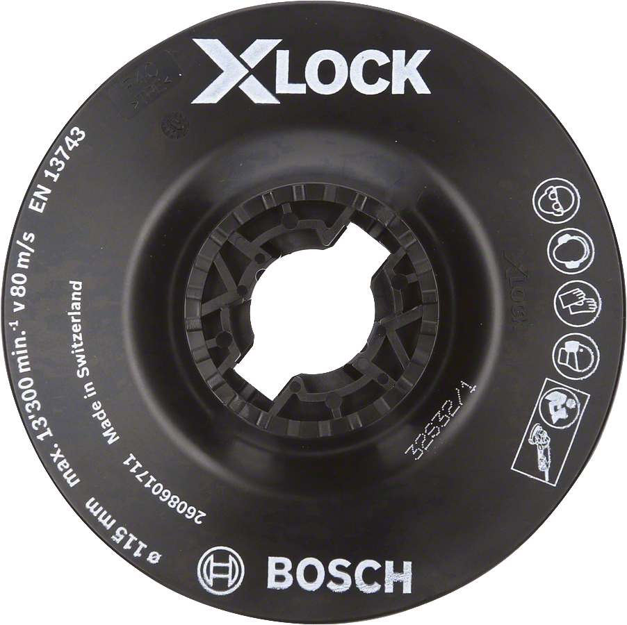 Bosch - X-LOCK - 115 mm Fiber Disk Yumuşak Taban