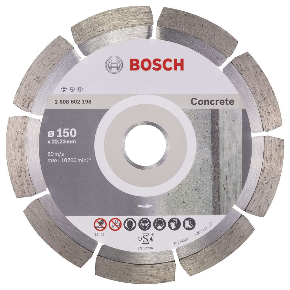 Bosch - Standard Seri Beton İçin Elmas Kesme Diski 150 mm